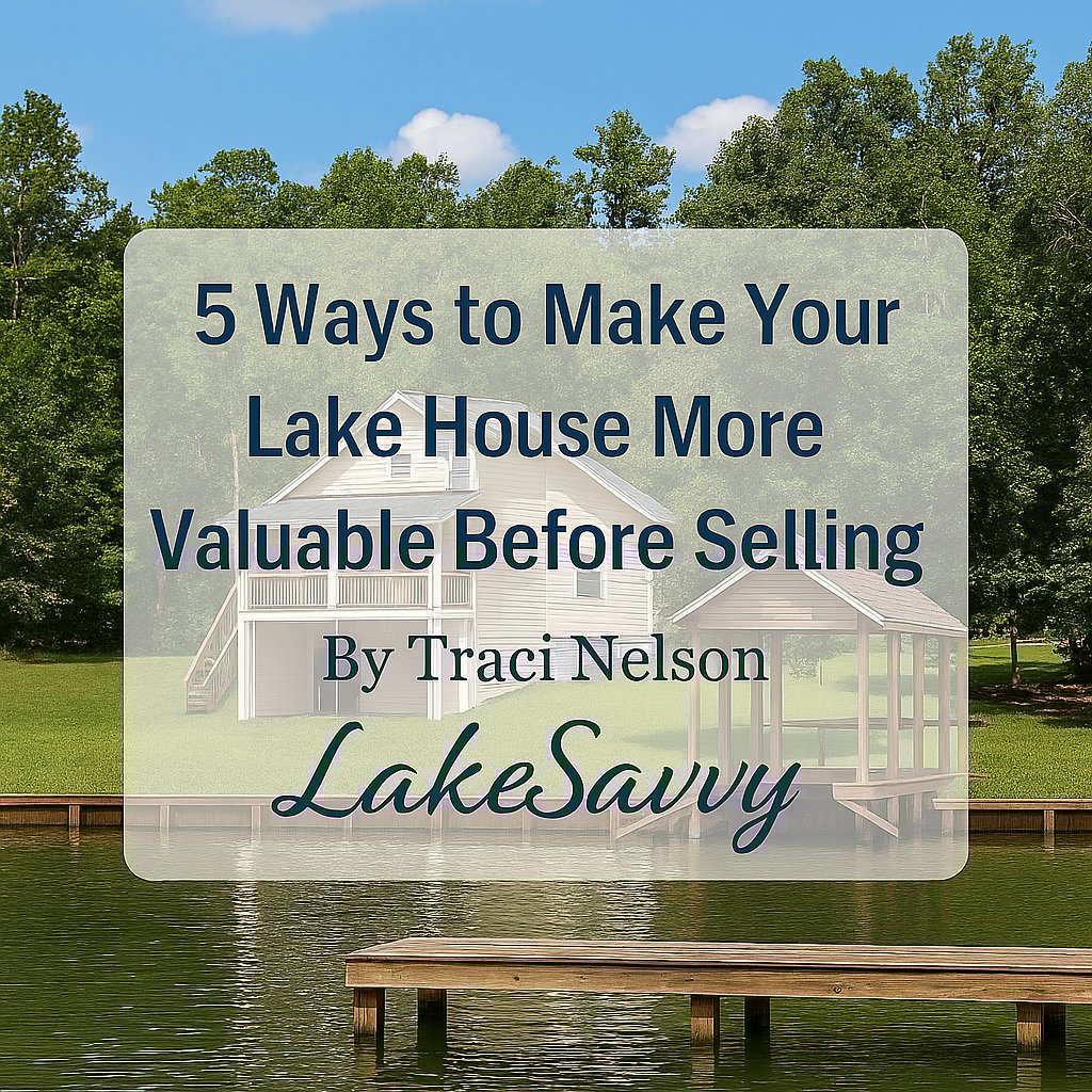 5 Ways to Make Your Lake House More Valuable Before Selling
