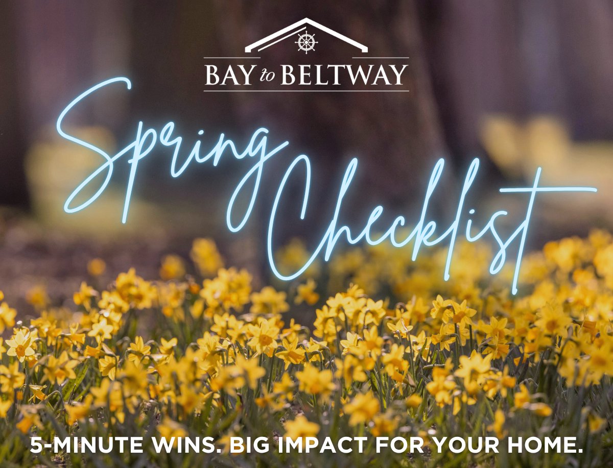 Graphic for Bay to Beltway Spring Checklist 