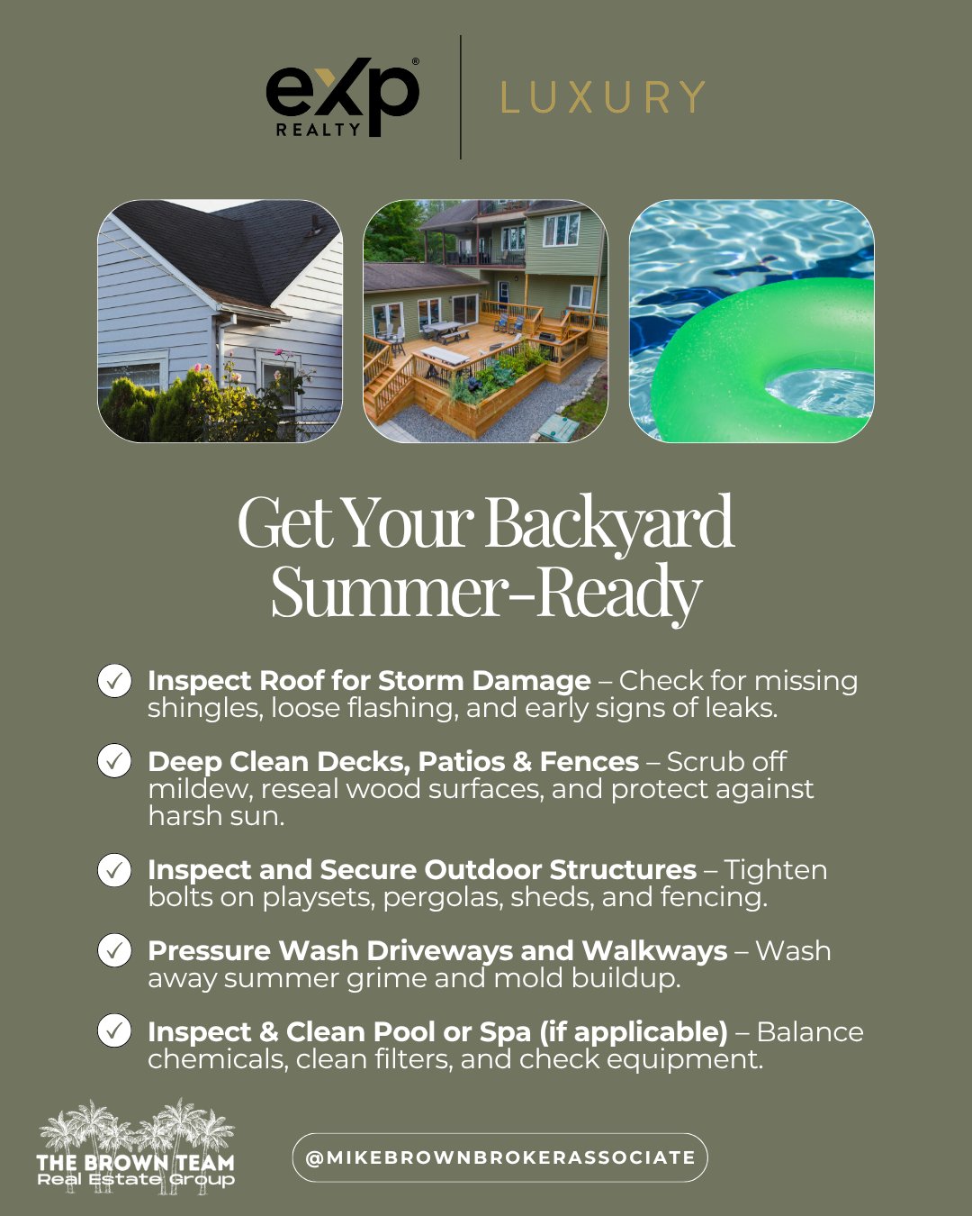 Summer Home Maintenance Checklist