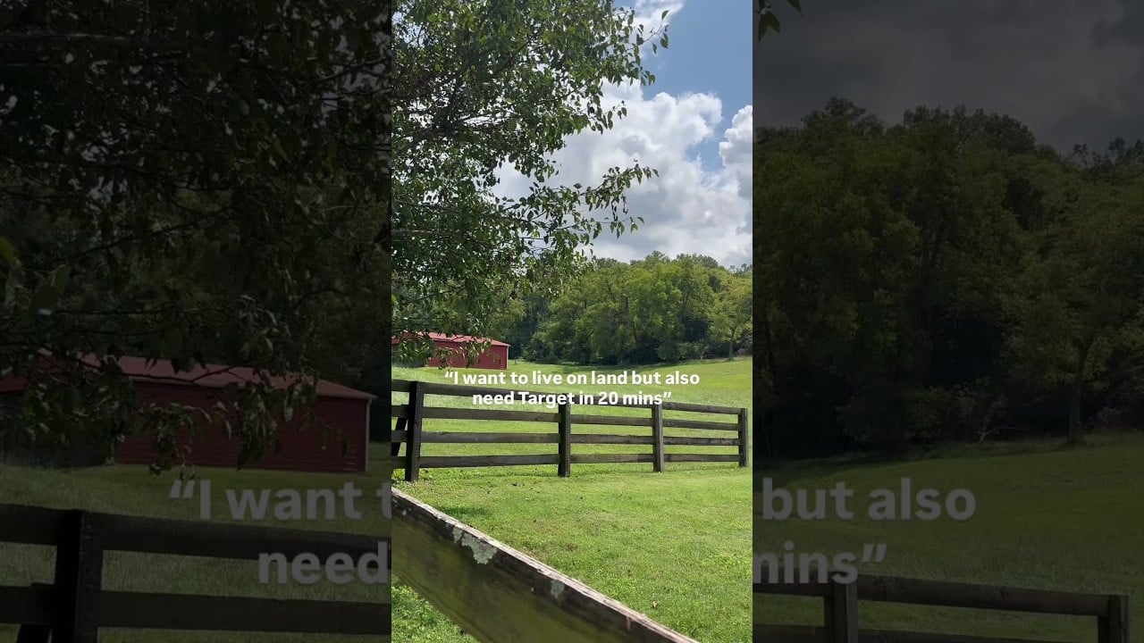 If you want to live on land but need Target in 20 mins...this Middle TN town is for you!