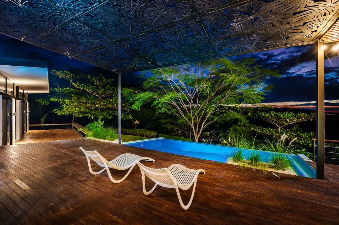 Casa Kalachuchi | Gorgeous Modern Jungle Oasis with Sunset Views in Gated Community