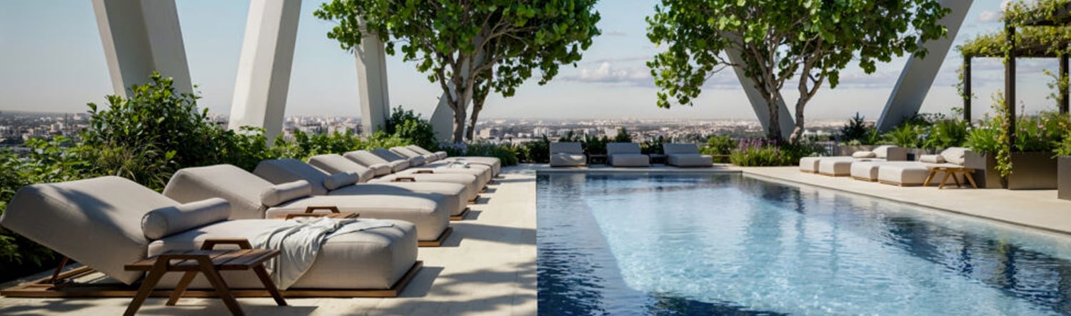 HQ Residences Edgewater pool deck