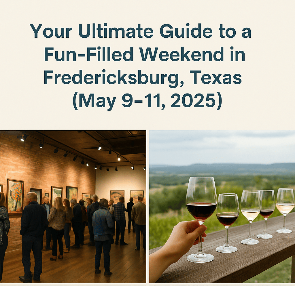 This weekend in Fredericksburg Texas May 9-11