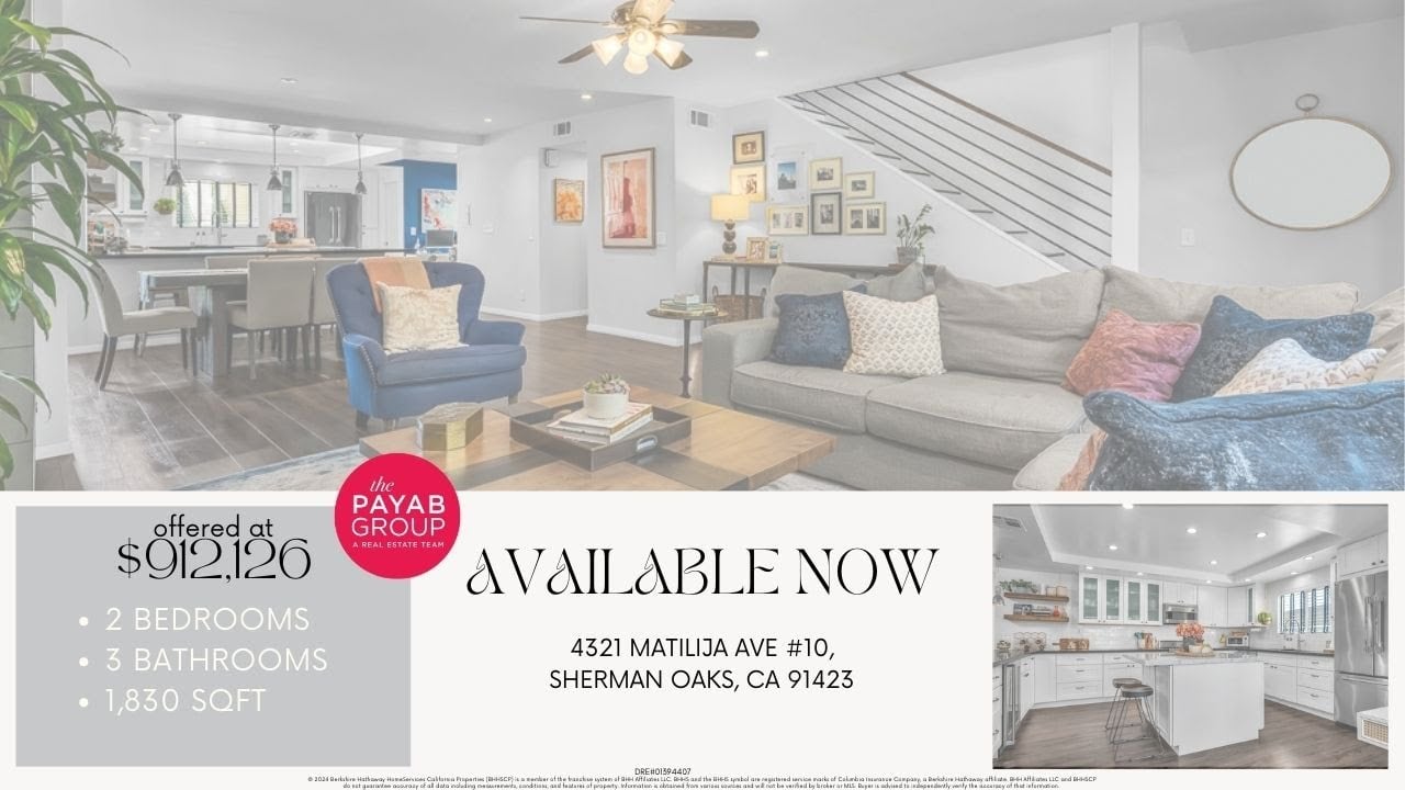 Gorgeous 3 Bed, 2 Bath Condo Available in Sherman Oaks!