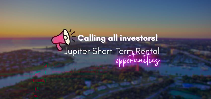list of all of the communities in jupiter that allow short term rentals airbnb / VRBO. investors looking for rental properties and condos in palm beach county jupiter florida