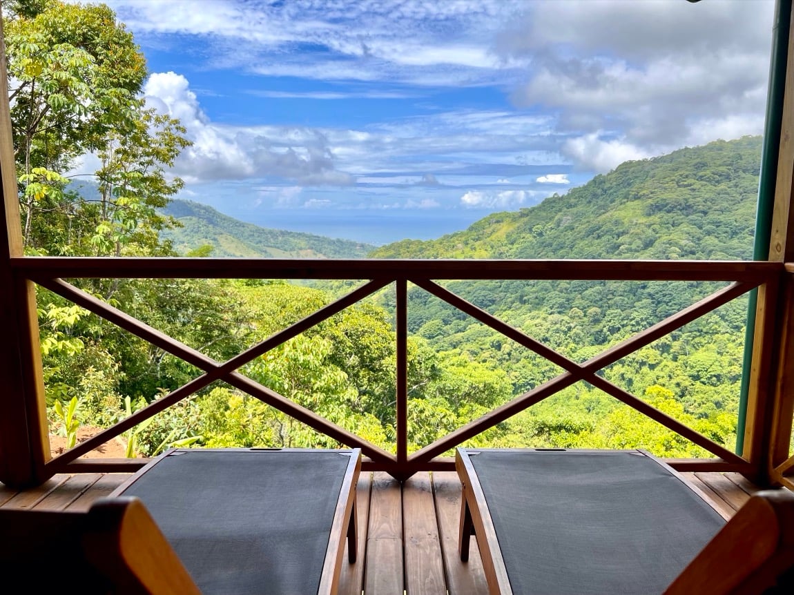 Eco-Luxury Home and Cabins with Waterfall, Ocean Views, and Organic Farming Potential