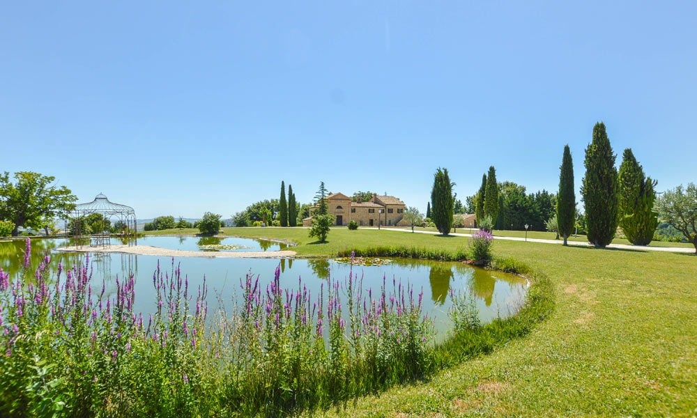 Monastery Near Treia With Golf Course And Pool
