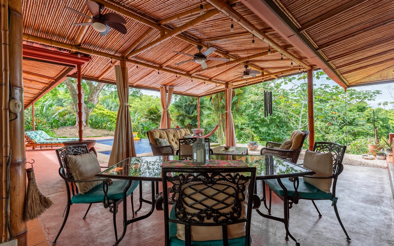 Tropical Getaway with Two Villas and Lush Gardens Near the Heart of Uvita