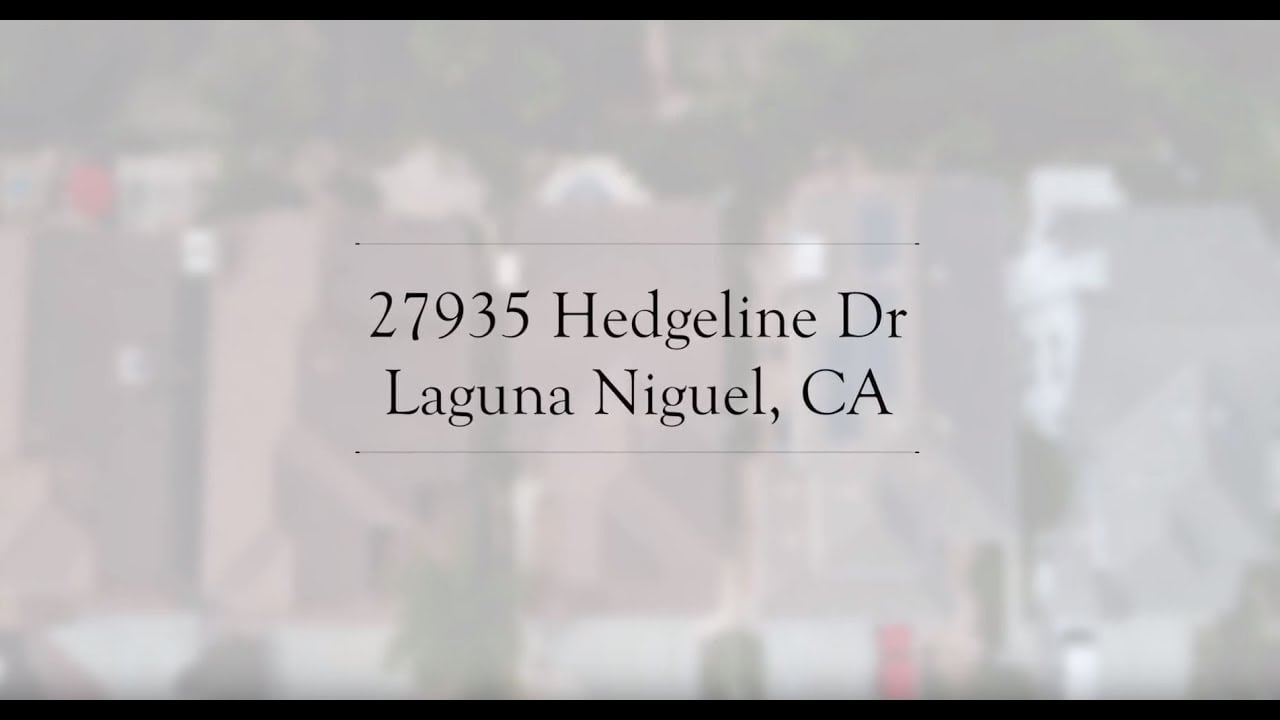 27935 Hedgeline Dr., Laguna Niguel 92677