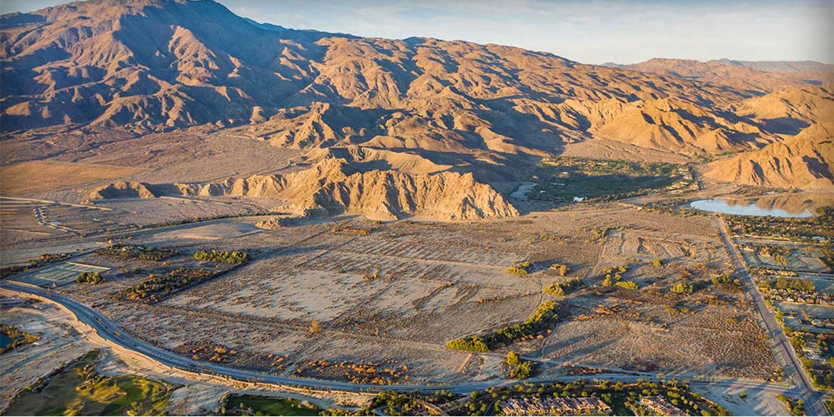 Conceptual rendering of the planned racquet sports complex at Coral Mountain Desert Club in La Quinta