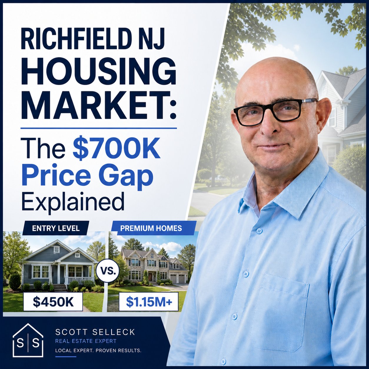 Richfield NJ Housing Market: The $700K Price Gap Explained