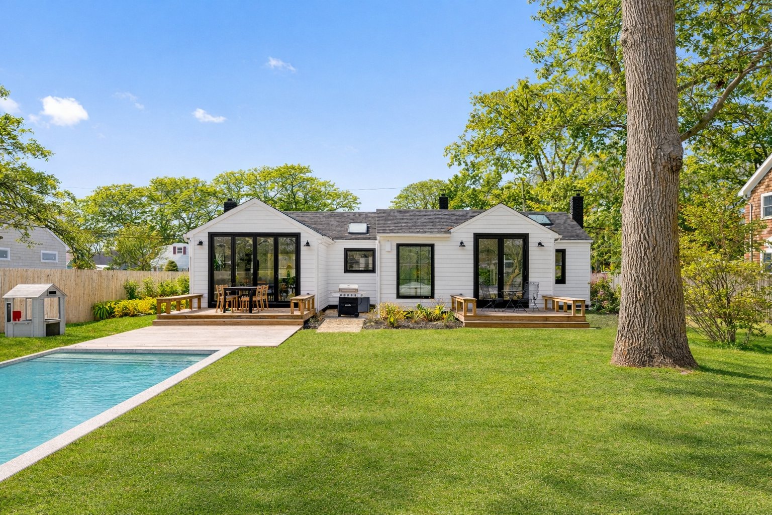 ECLECTIC DESIGN, HEATED GUNITE POOL