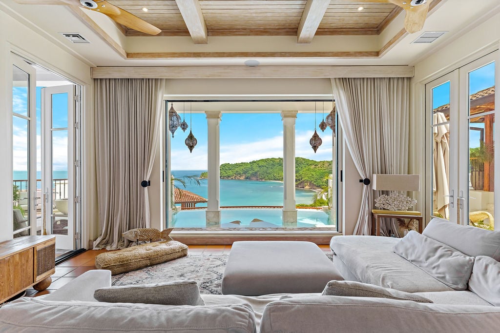 Villa Santorini | Four-level Oceanview Estate Nestled in the Hillside of Las Catalinas—Costa Rica’s Premier Car-free Beach Town.
