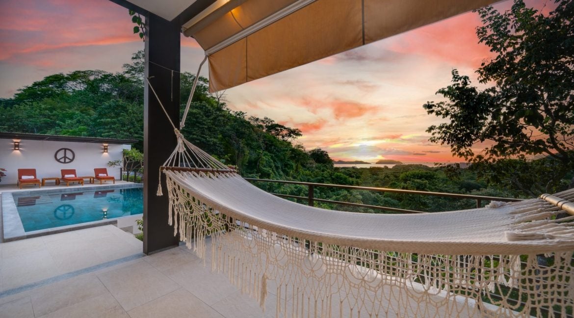 Modern Tropical Estate with Ocean & Sunset Views
