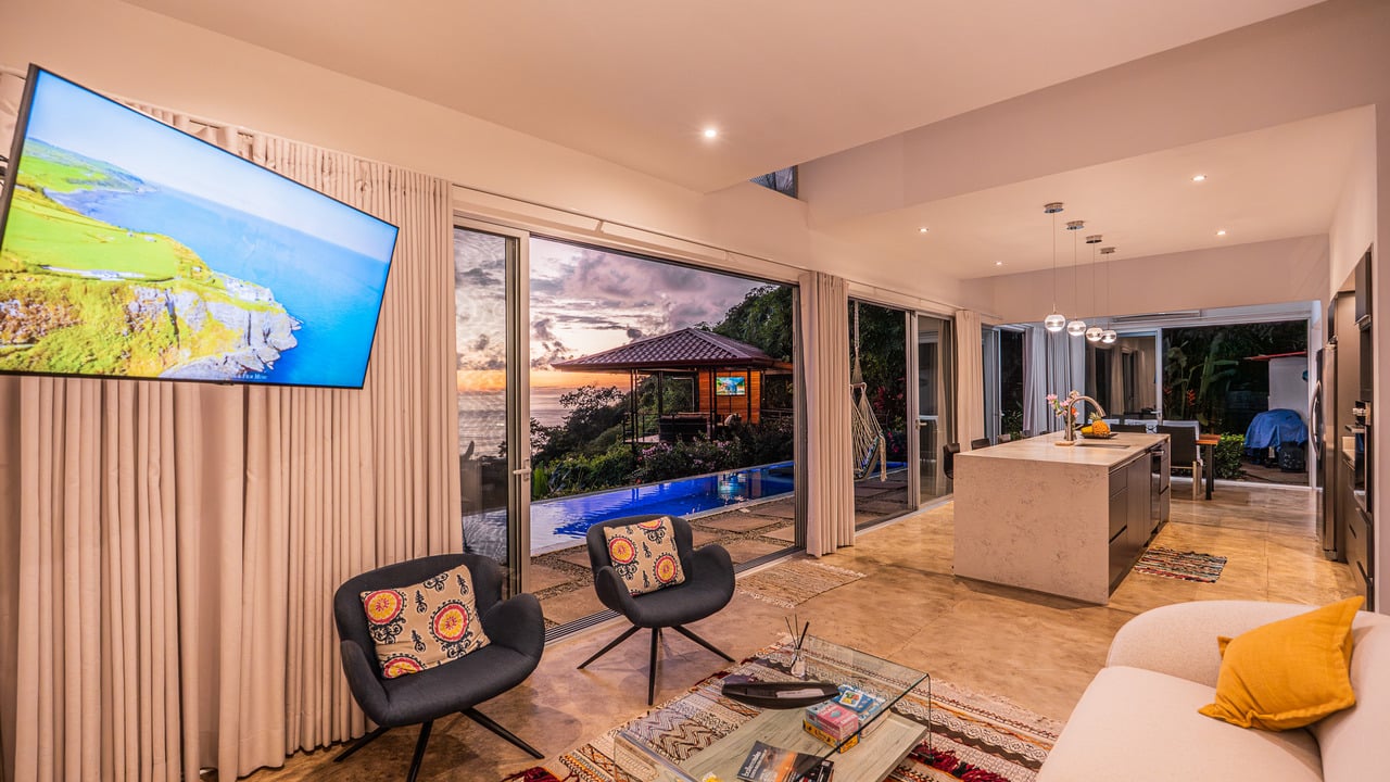 Luxury Whitewater Ocean View Home in Ayacucho Dominical