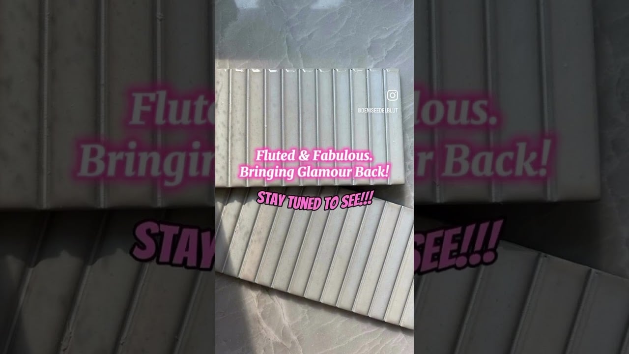 Bringing Glamour Back with Tile at 100 W Bridge St