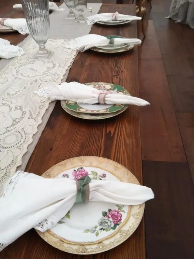 Vintage Holiday Table