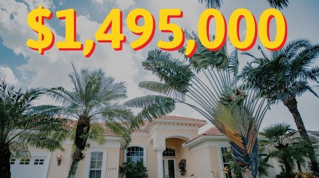 Inside a 1,495,000 Luxurious Water Front Florida Home! Real Estate For Sale 2022