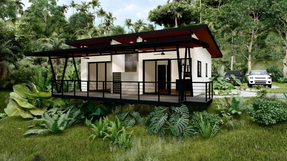 Brand New 2 Bedroom Home on Acreage Backing onto Jungle and Creek