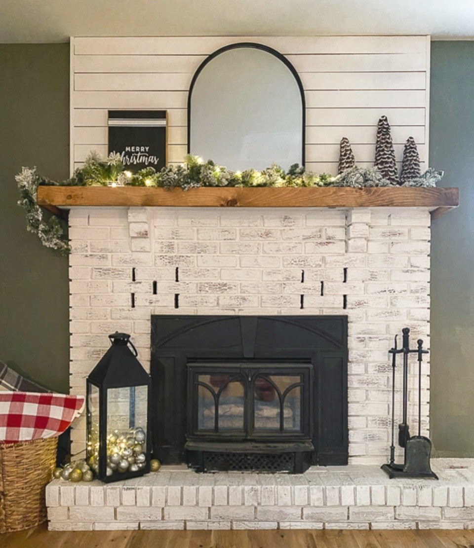Painted Fireplace With Jolie Paint