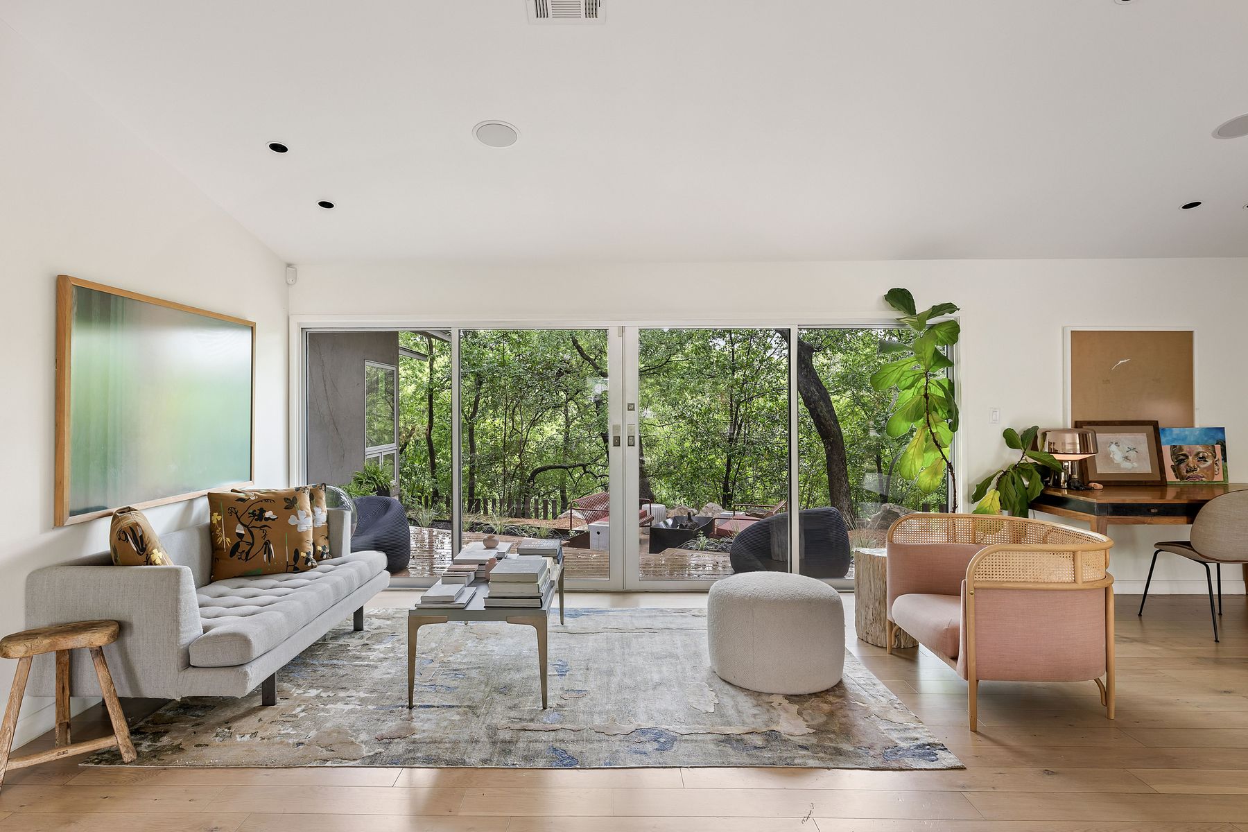 Midcentury Modern Creekside Retreat