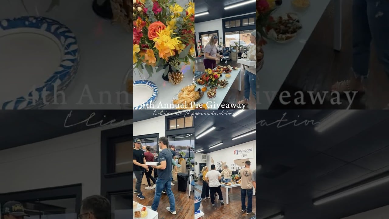 Fourth Annual Pie Giveaway- Client Appreciation