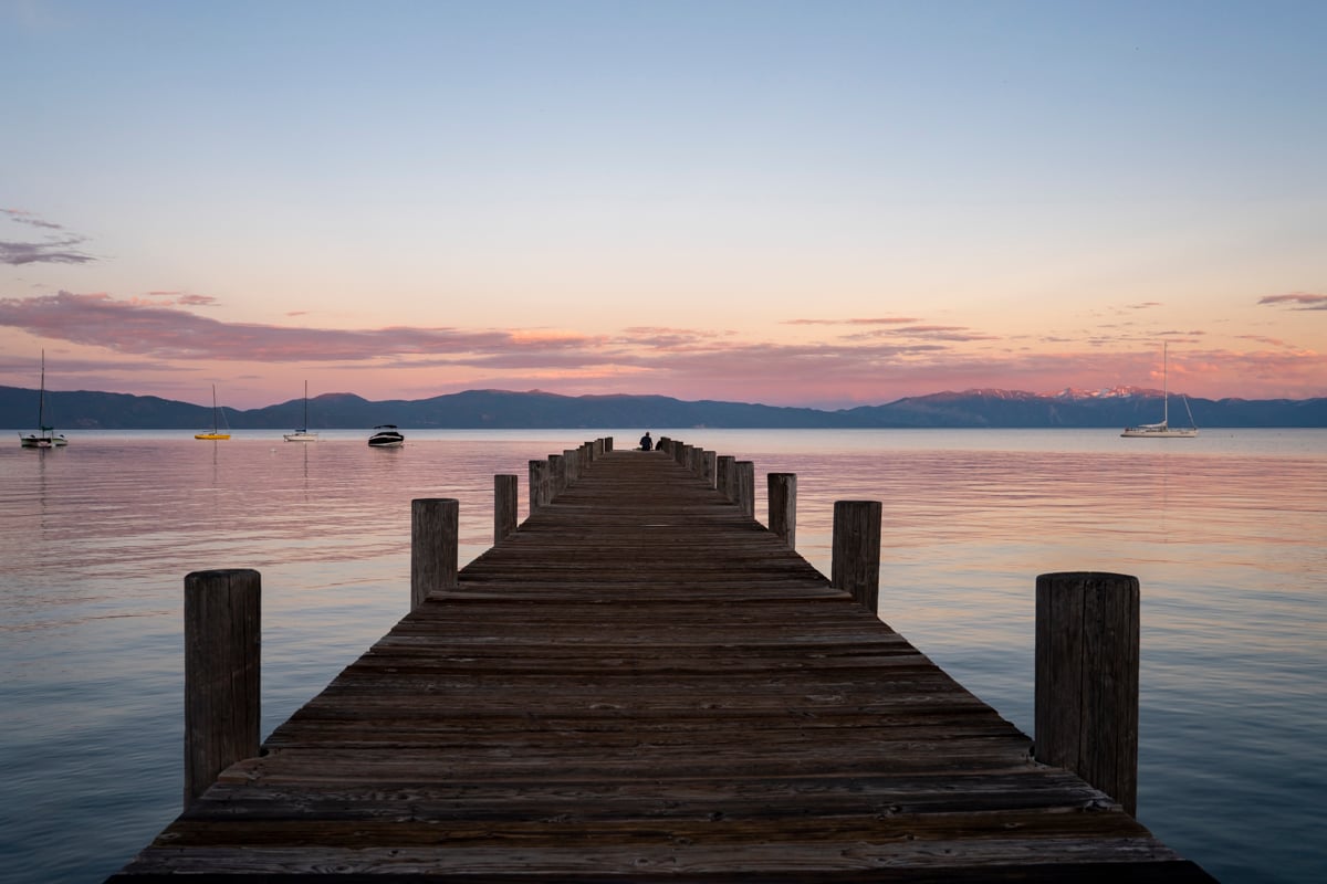 Lake Tahoe lakefront property setting
