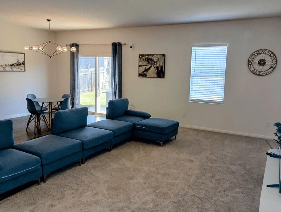 Single-story home offers 4 bedrooms & 2 bathrooms | Attached Garage | Washer & Dryer Included!