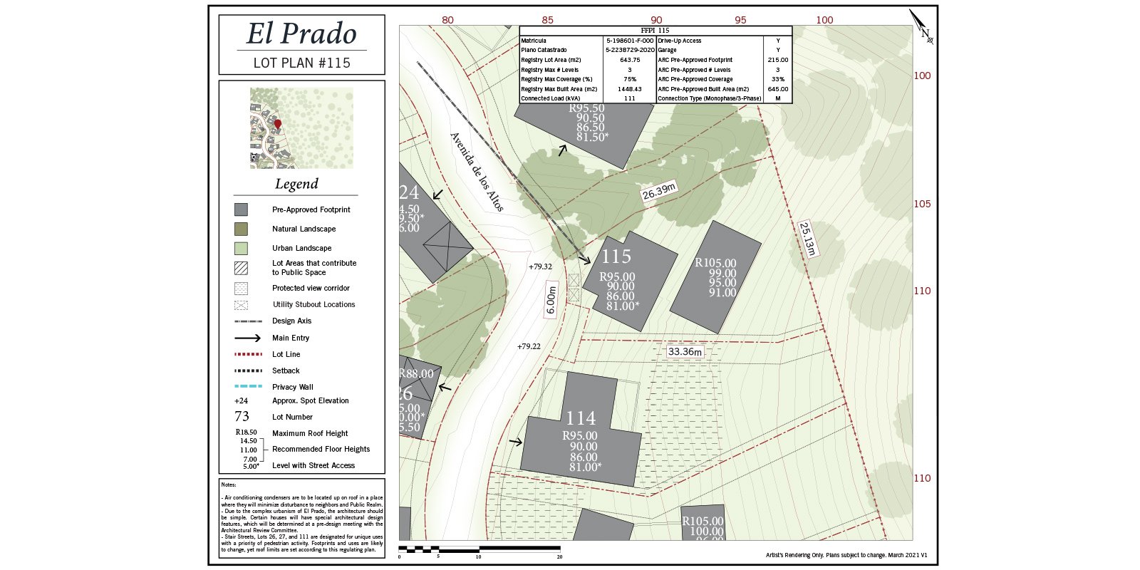 Lot 115, El Prado | Exclusive Ocean-View Homesite in Las Catalinas, Costa Rica