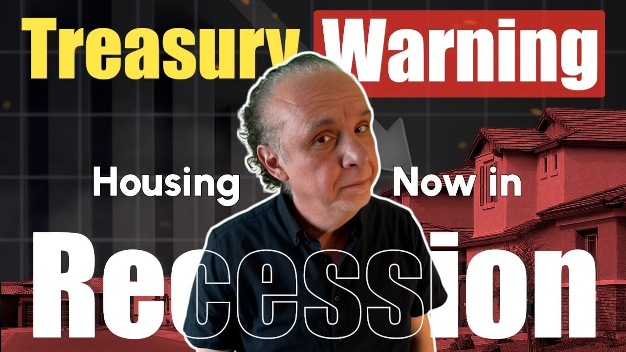 Treasury Secretary Confirms Housing Recession — Phoenix Metro Is Now in the Crosshairs
