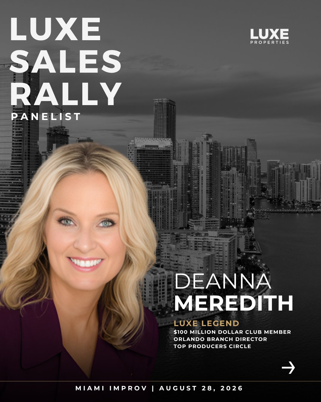 LUXE Properties Presents: Sales Rally at Miami Improv