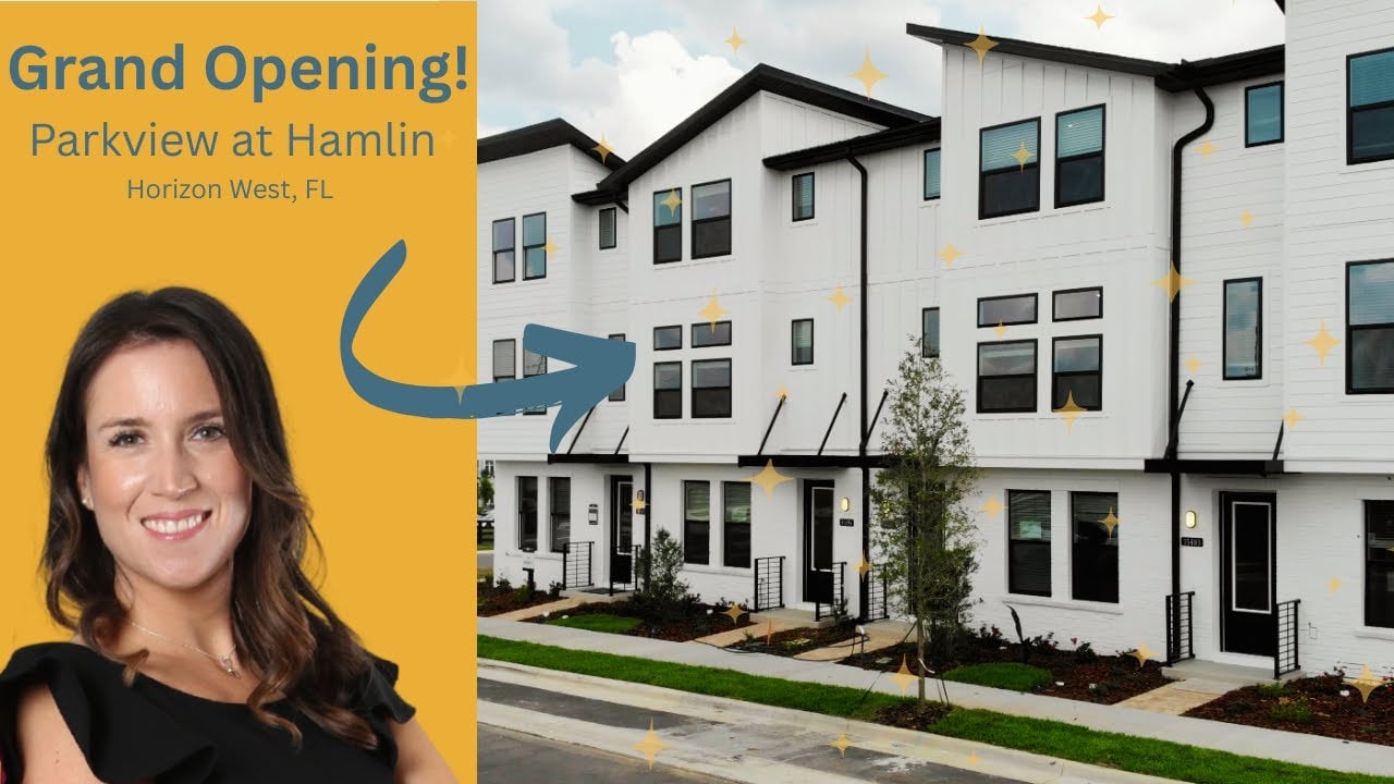 Discover Horizon West's Hottest New Townhomes in Parkview at Hamlin!