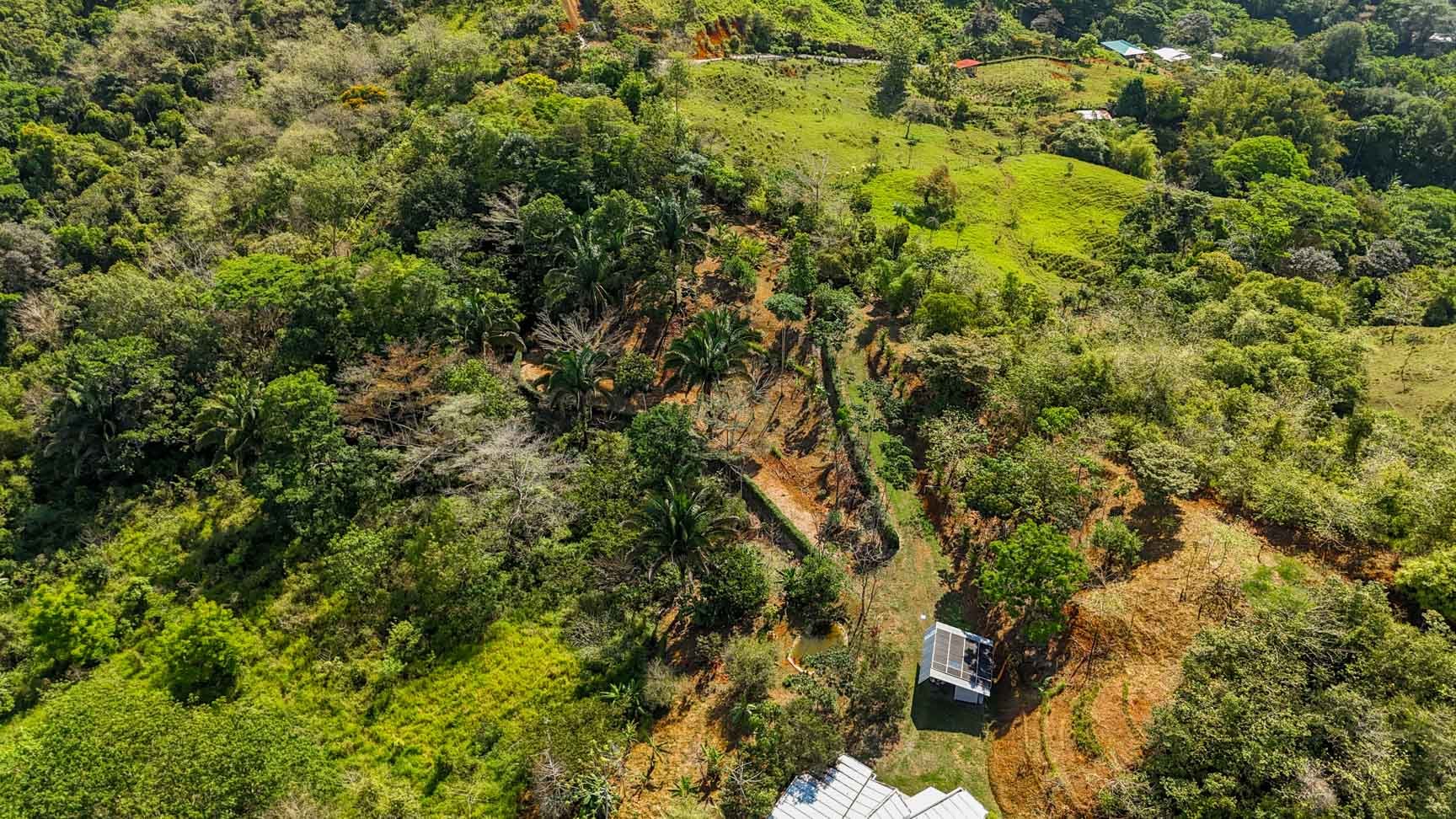 32-Acre Self-Sustainable Off-Grid Farm Near Ojochal with House, Solar Power & River