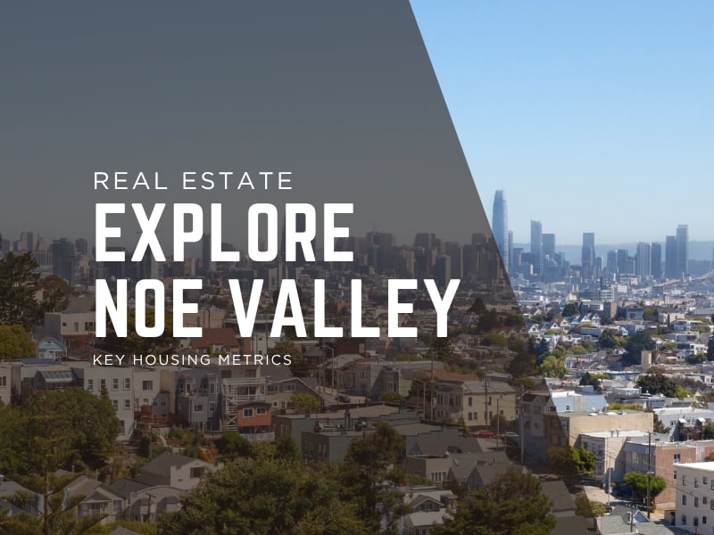 Noe Valley real estate overview with San Francisco skyline and neighborhood homes