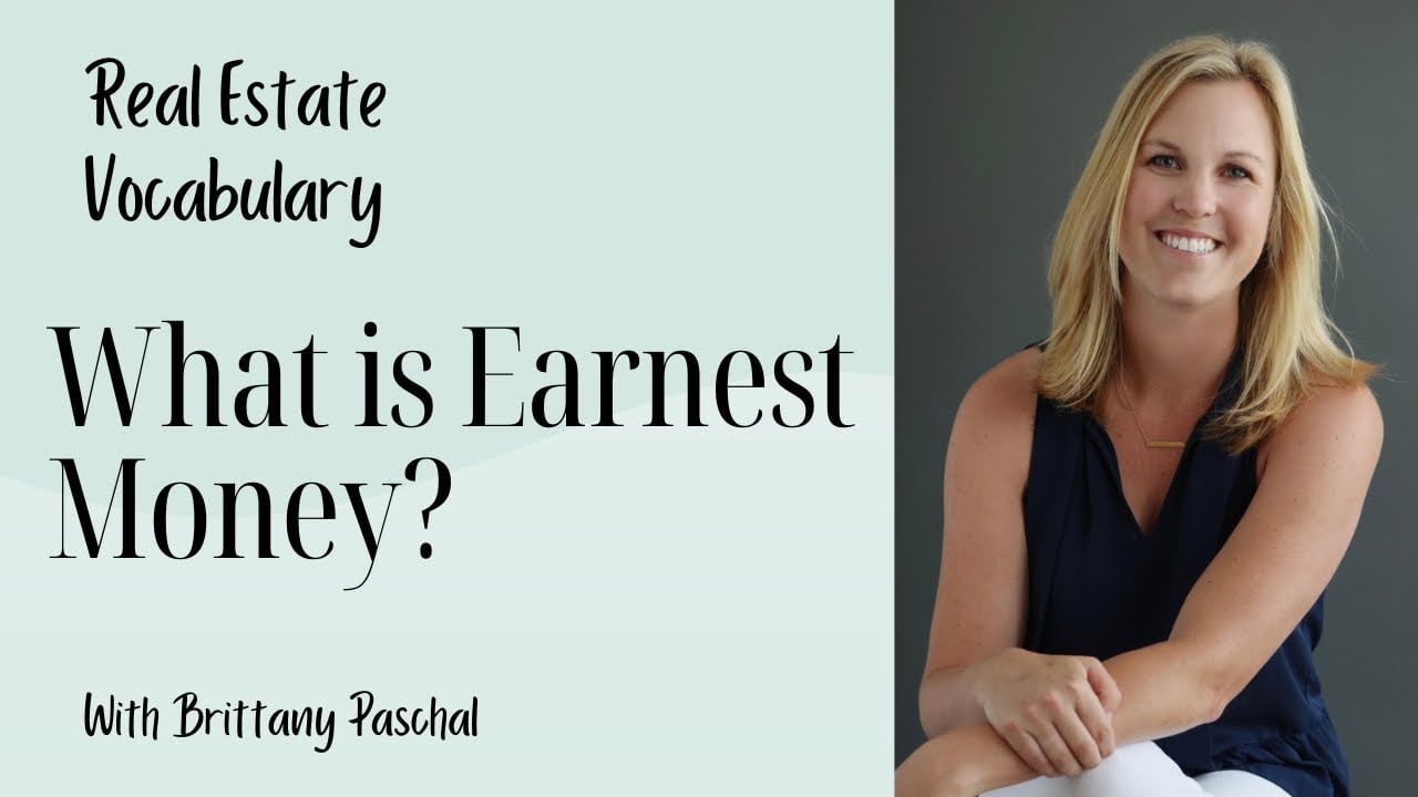 What is Earnest Money and how is it handled?