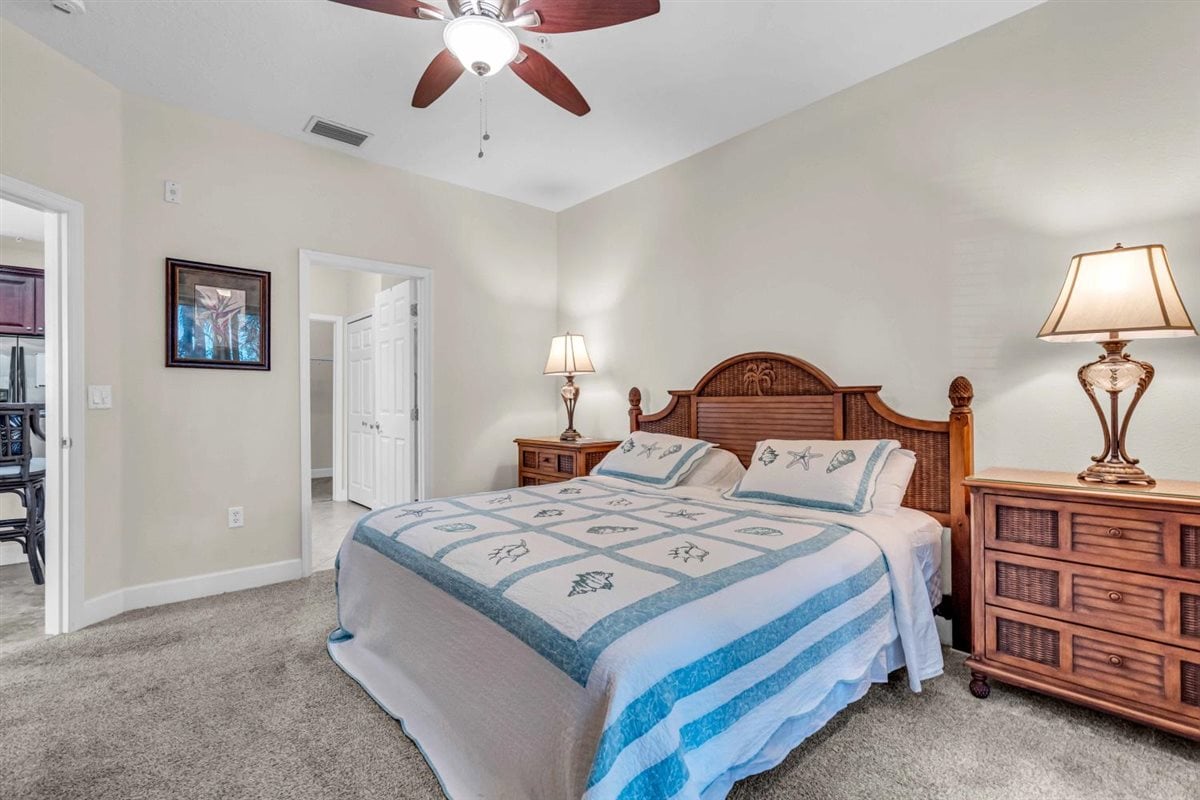 Primary suite includes a private bathroom 