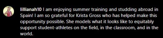 Student Athlete | Lily Herman