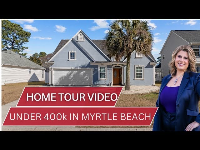 Home for sale UNDER 400K IN Myrtle Beach!