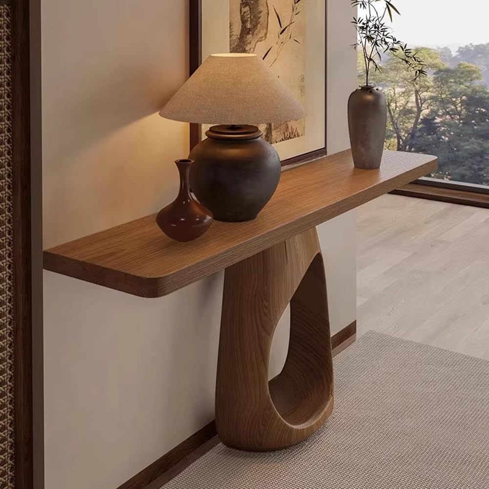 Rubberwood Console Table