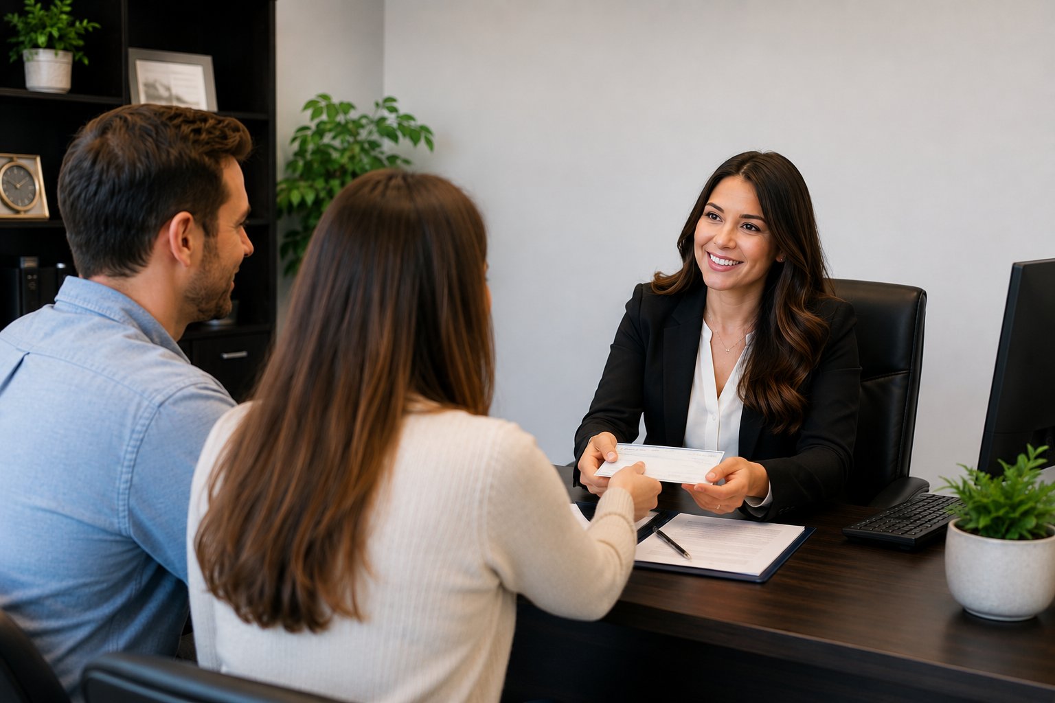 Escrow company managing buyer and seller transaction funds on the Central Coast