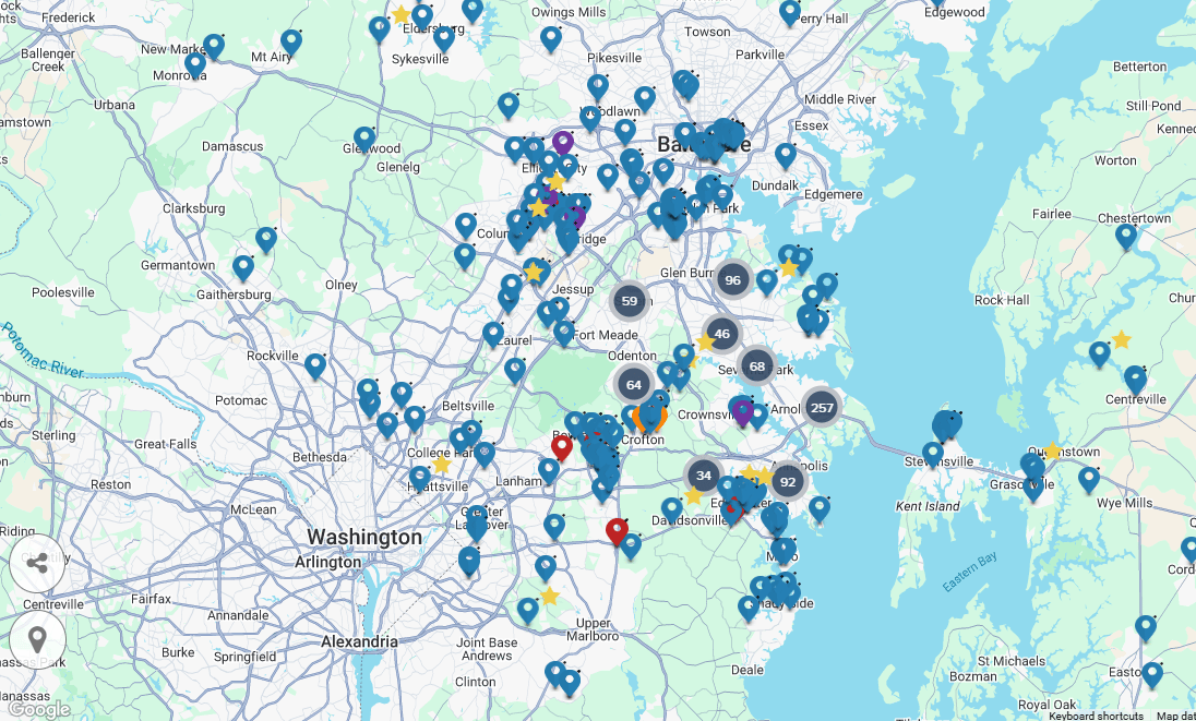 Interactive Listing Map