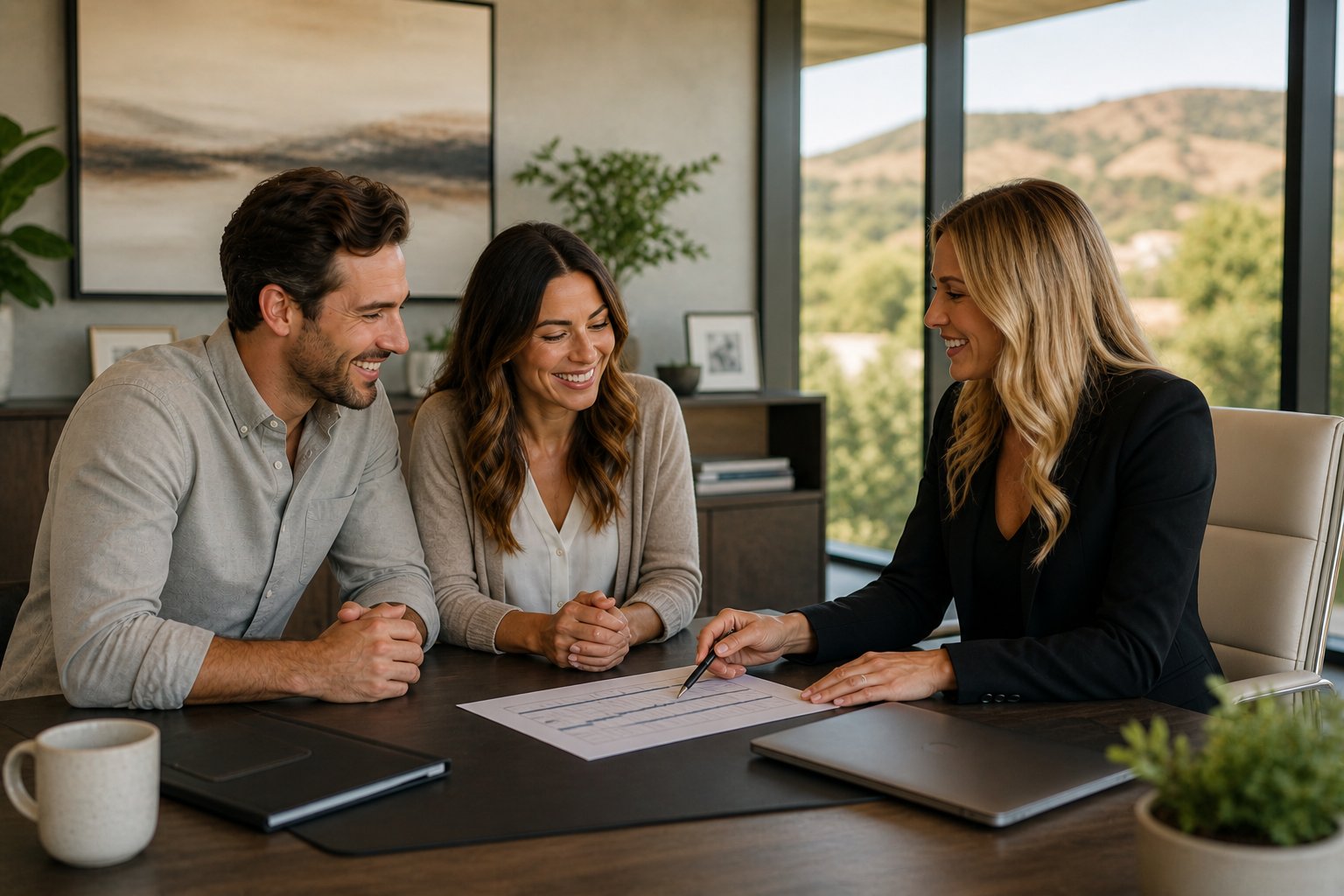 Buyer reviewing contingency timelines during escrow on the Central Coast