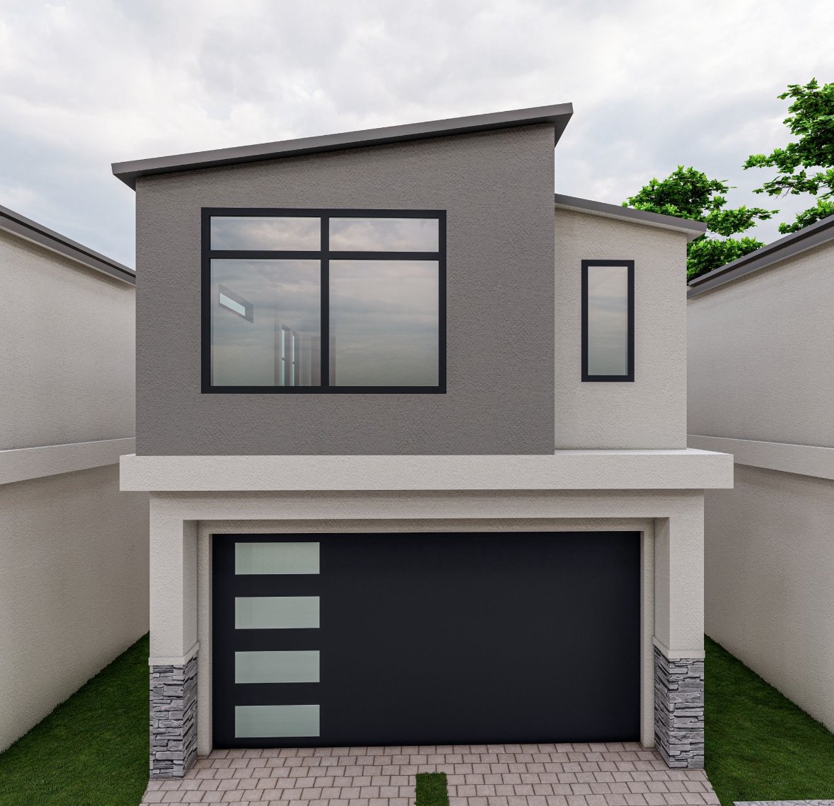 villa at tuam st exterior design option