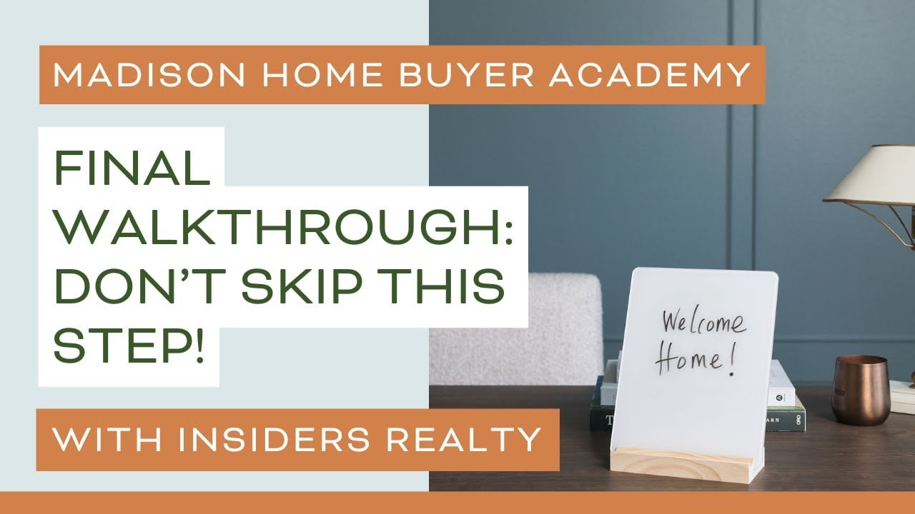Final Walkthrough Checklist for Madison Homebuyers