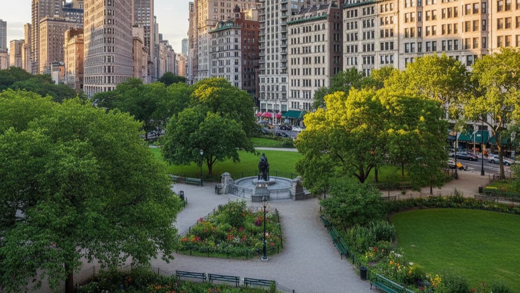 Madison Square Park Living: How Green Space Drives Flatiron Property Values