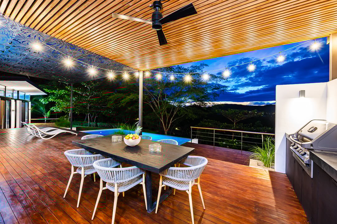 Casa Kalachuchi | Gorgeous Modern Jungle Oasis with Sunset Views in Gated Community