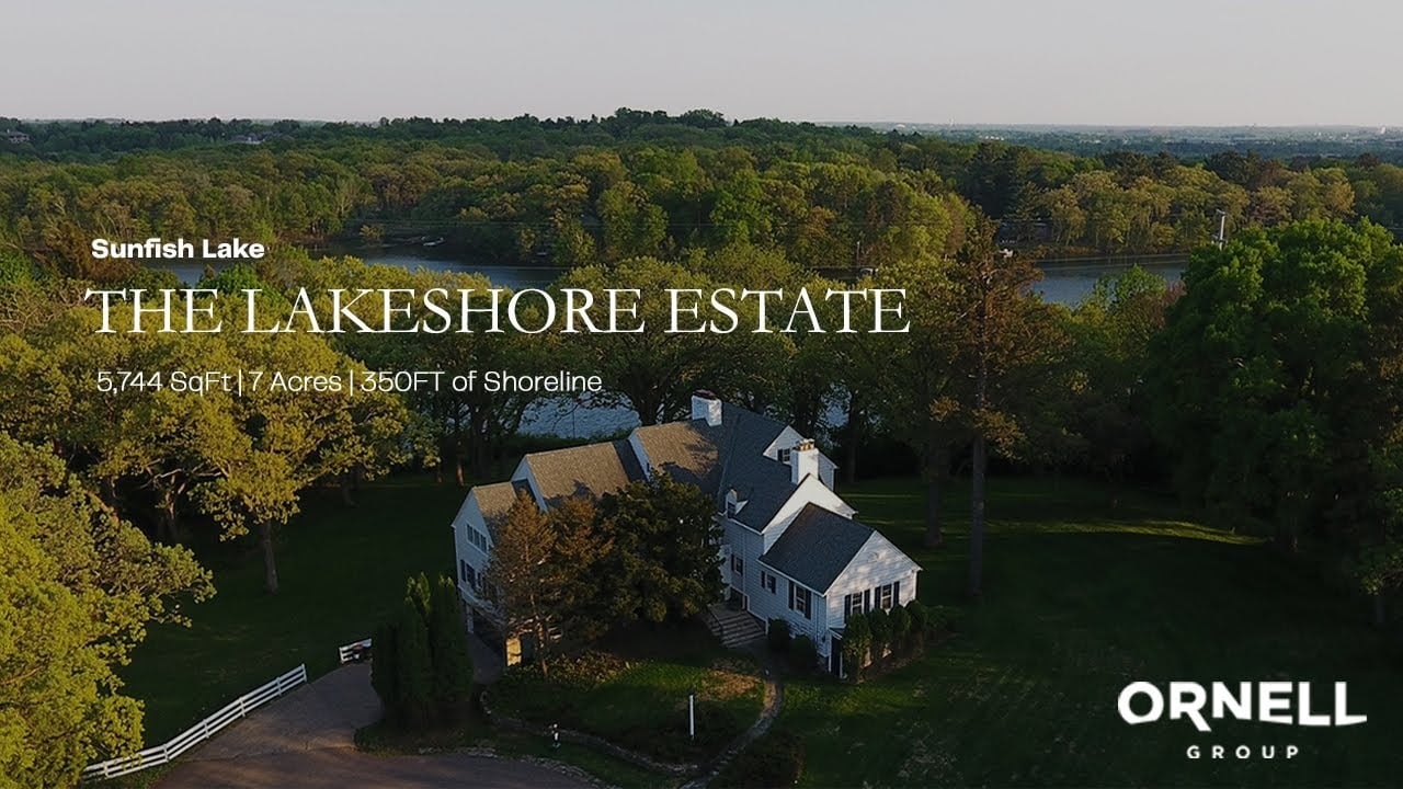 RARE WATERFRONT OPPORTUNITY: $2.1M Private Estate with 350ft shoreline on Sunfish Lake. #ornellgroup