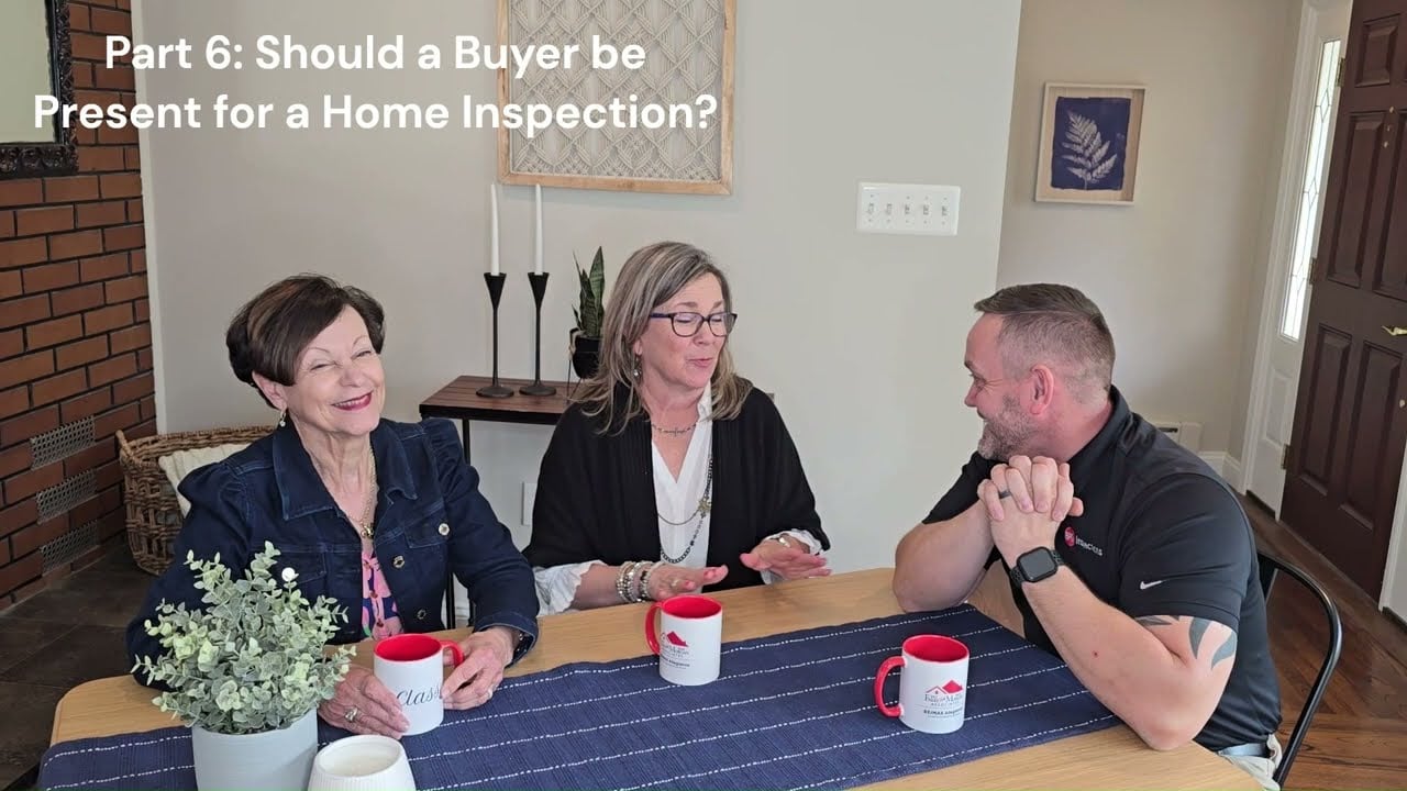 Coffee Talk with Pat and Pam Home Inspections Part 6 - Should The Buyer be Present?