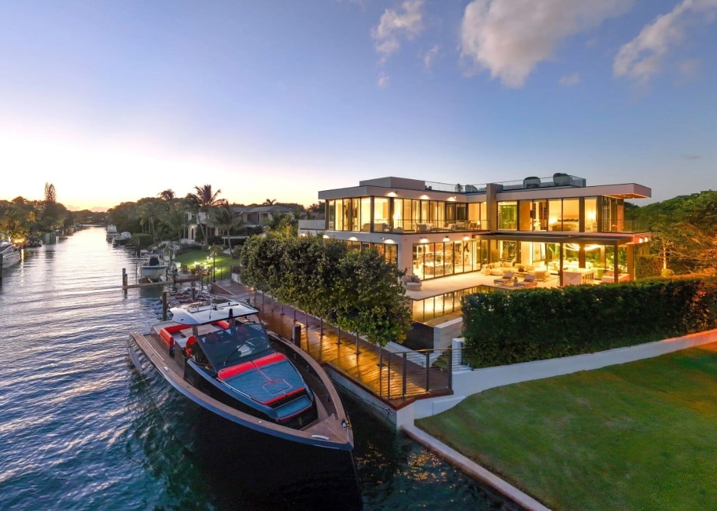 New Construction Home in Miami's Bay Point Neighborhood Sells For Record-Setting $27.25 Million