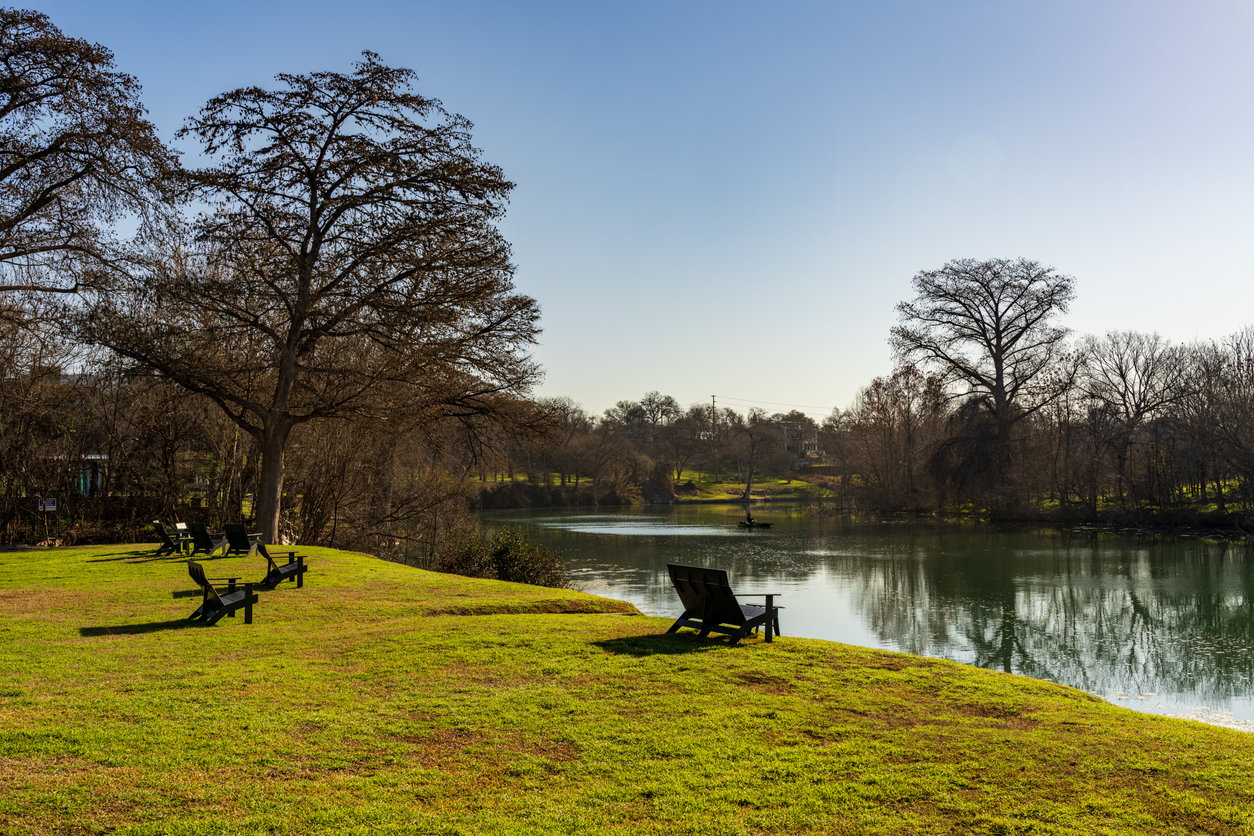 View of the guadalupe river